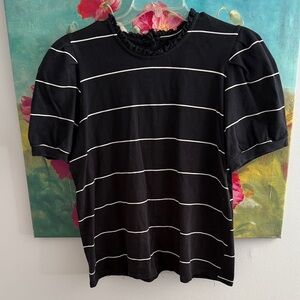 Who what wear puff sleeve jersey blouse